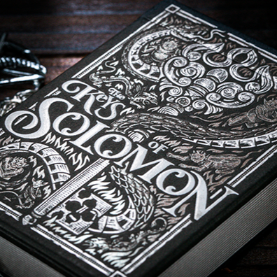 The Keys of Solomon: Silver Spirituum Playing Cards by Riffle Shuffle
